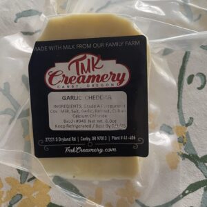 TMK Creamery Garlic Cheddar