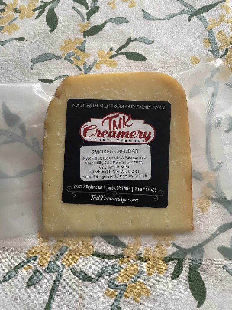 TMK Creamery Smoked Cheddar