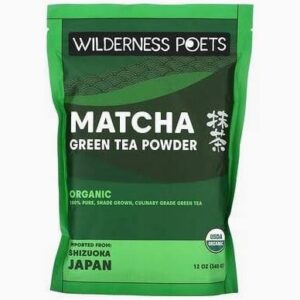 Wilderness Poets Organic Matcha Green Tea Powder