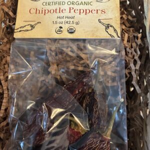 Peppered Earth Organic Dried Chipotle Peppers