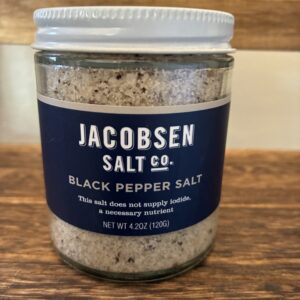 Jacobson Salt Co Black Pepper Salt