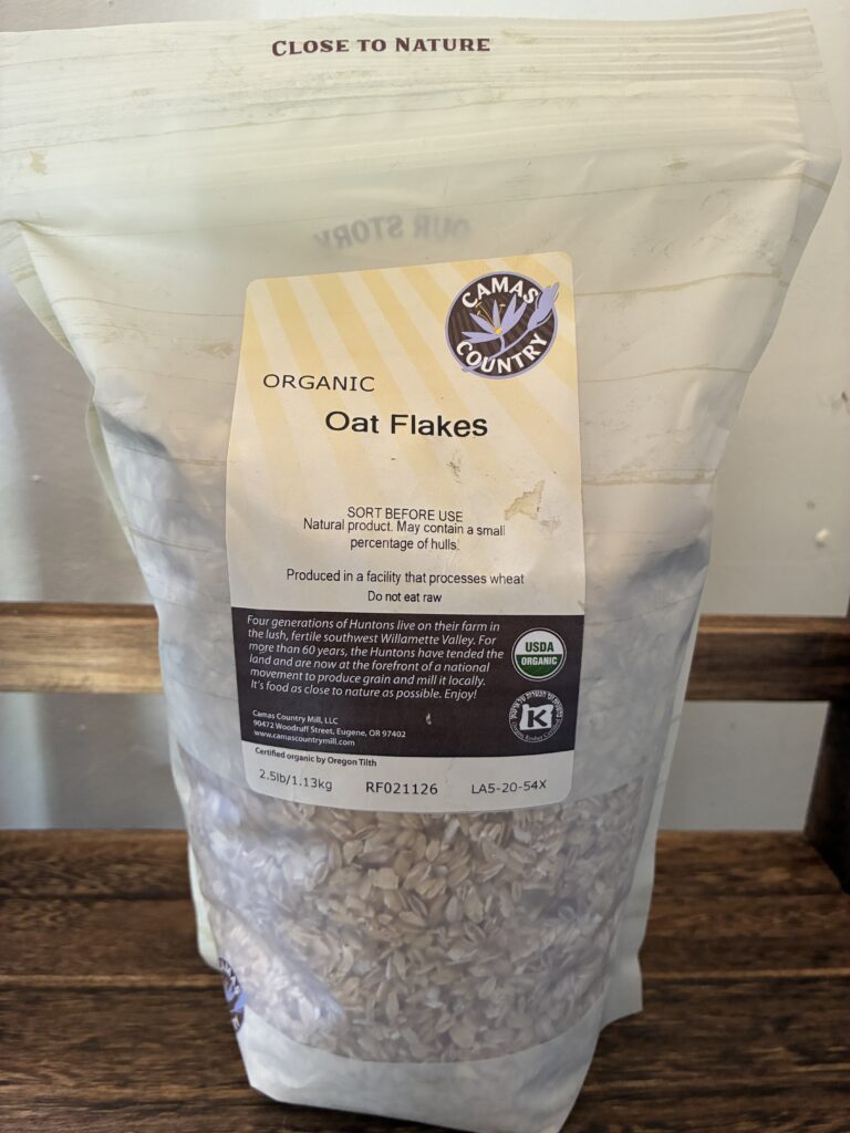 Camas Country Mill Organic Oak Flakes